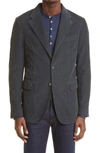Massimo Alba Baby Corduroy Jacket In Black