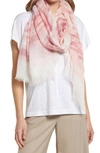 Nordstrom Yarn Dyed Stripe Wrap In Pink Juno Multi Stripe