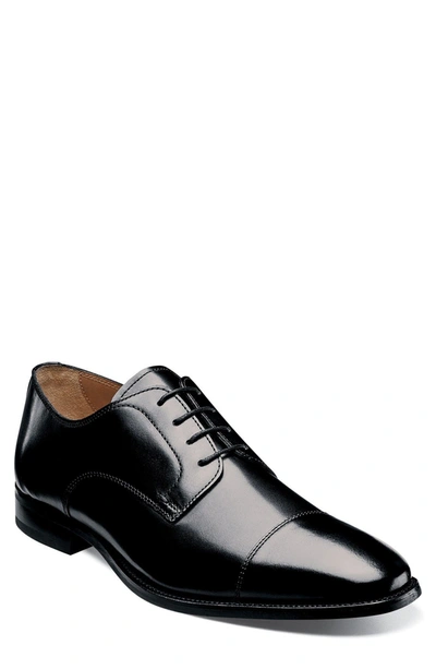 Florsheim 'sabato' Cap Toe Derby In Black