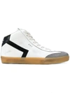 Leather Crown White Leather Sneakers