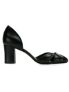Sarah Chofakian Leather Pumps In Preto