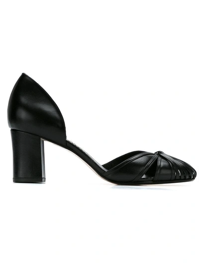 Sarah Chofakian Leather Pumps In Preto