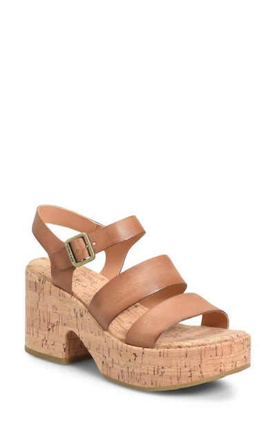 Kork-ease Tish Platform Sandal In Brown F/ G