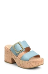 Kork-ease Taige Platform Sandal In Turquoise F/ G
