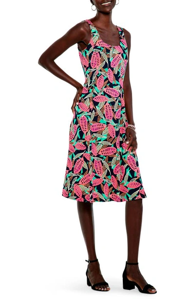 Nic + Zoe Colorful Canopy Sleeveless Dress In Nocolor