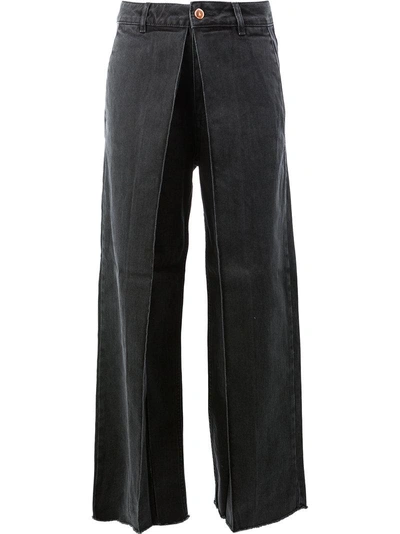 Aalto Panelled Wide-leg Jeans