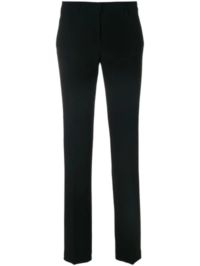 Alberto Biani Slim-fit Tailored Trousers In Black