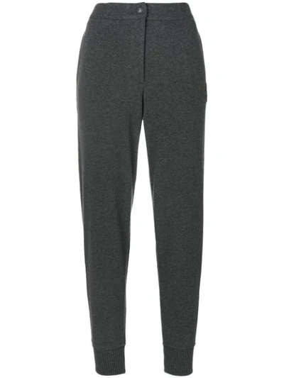Jo No Fui High Waisted Track Trousers In Grey