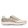 Clarks Nalle Sneaker In Champagne Lea