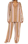 Nordstrom Moonlight Eco Pajamas In Pink Glass Multi Stripe