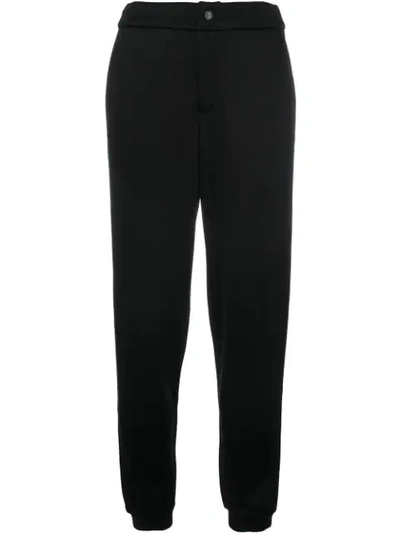 Jo No Fui Metallic Stripe Track Trousers In Black