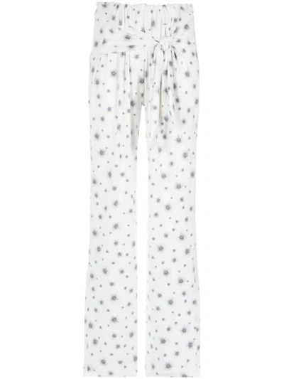 Olympiah Printed Trousers In White