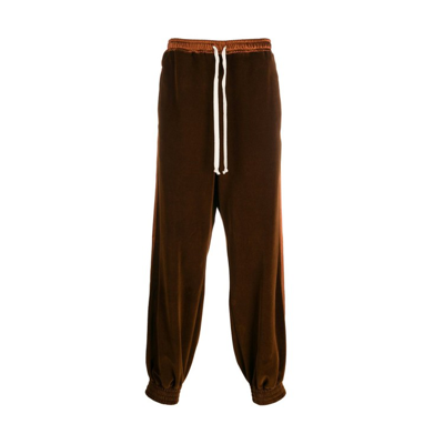 Gucci Loose Chenille Jogging Pants In Black ModeSens