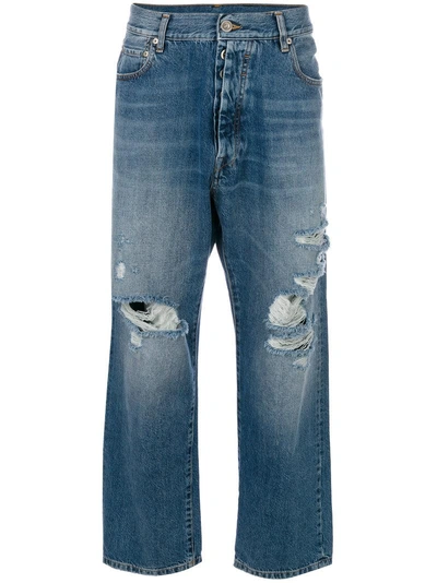 Ben Taverniti Unravel Project Baggy Boyfriend Jeans In Blue