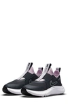 Nike Kids' Flex Plus Sneaker In Black/ Silver/ Pink Foam
