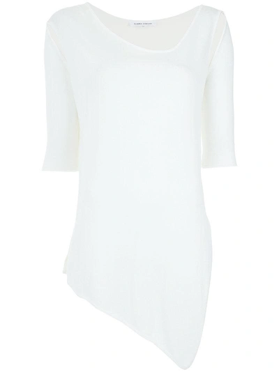 Gloria Coelho Cut Out Knitted Blouse In White