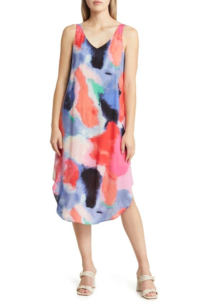 Nic + Zoe Women's Tropical Mirage Printed Knee-length Dress In Nocolor
