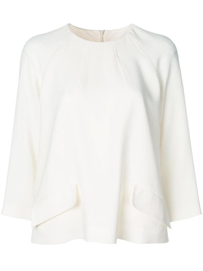 Alberto Biani Flap Detail Blouse