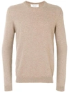 Pringle Of Scotland Round Neck Jumper In Brown