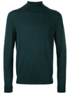 Kent & Curwen Rollkragenpullover Aus Wolle In Green