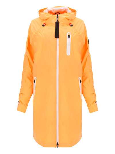 Moose Knuckles Rock Away Parka Coat In Orange