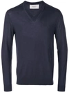 Pringle Of Scotland V-neck Sweater - Blue