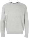 Barba Knitted Jumper In Grey