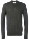 Pringle Of Scotland V-neck Jumper In Green