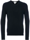 Pringle Of Scotland V-neck Jumper In Blue