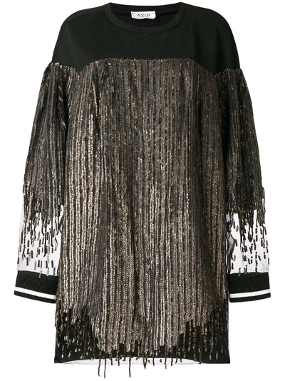 Aviu Aviù Sequin Oversized Dress - Black