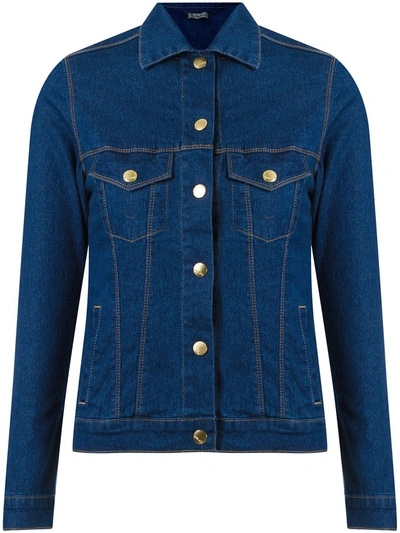 Amapô Slim Fit Denim Jacket In Blue