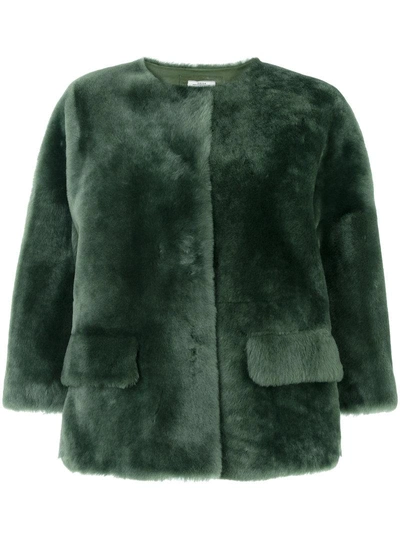 Desa 1972 Merinillo Fur Jacket - Green
