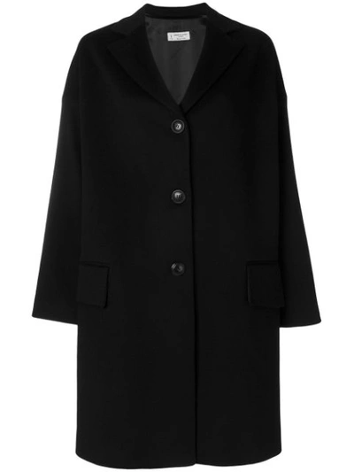 Alberto Biani Classic Coat - Black