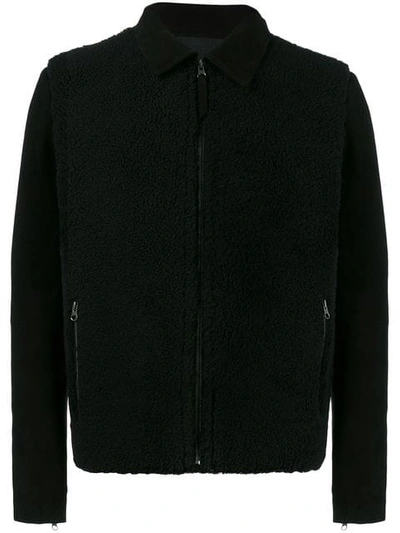 Lot78 Reverse Shearling Jacket In Black
