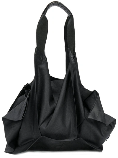 132 5. Issey Miyake Structured Shoulder Bag - Black