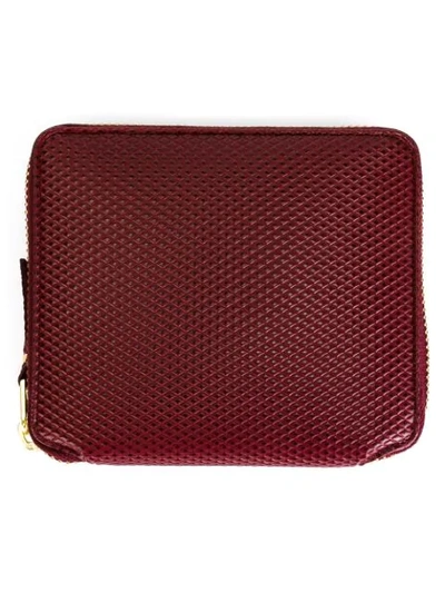 Comme Des Garçons 'luxury Group' Wallet In Red