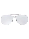 Thom Browne Aviator Sunglasses In Metallic