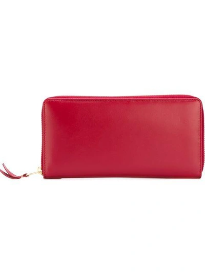 Comme Des Garçons Wallet Colour Plain Wallet - Red