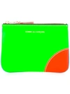 Comme Des Garçons Wallet New Super Fluo Purse - Blue In Blue/green/orange