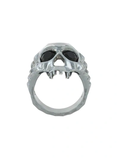 Kasun London Vampire Skull Ring In Metallic