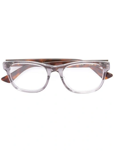 Gucci Square Glasses In Grey