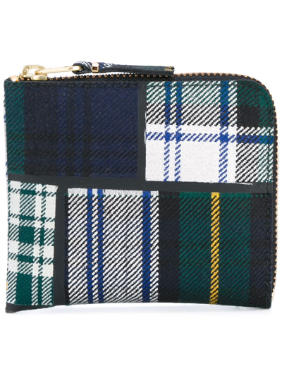 Comme Des Garçons Green Tartan Wallet