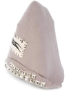 Heikki Salonen Embroidered Beanie Hat - Neutrals