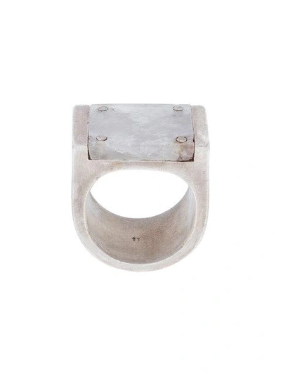 Parts Of Four Plate Ring - Metallic