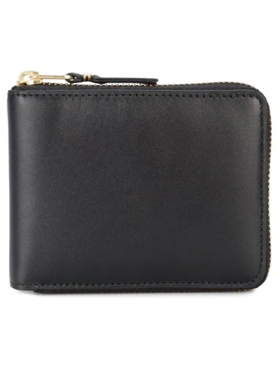 Comme Des Garçons Classic Zip-around Wallet In Black