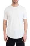 Goodlife Tri-blend Scallop Crew T-shirt In White