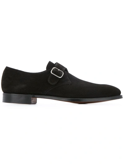 Crockett & Jones Formal Monk Shoes - Black