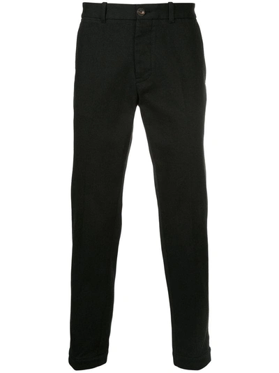 Kent & Curwen Tailored Trousers In Black