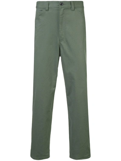 Odin Relaxed Fit Slouch Trousers In 019 Olive
