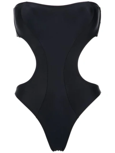 Lygia & Nanny Panelled Swimsuit In Black
